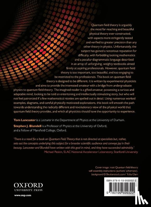 Lancaster, Tom (Lecturer in Physics, Blundell, Stephen J. (Professor of Physics - Quantum Field Theory for the Gifted Amateur