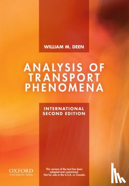 Deen, William M. (Professor - Analysis of Transport Phenomena