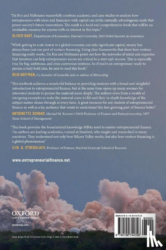 Da Rin, Marco (Associate Professor of Finance, Hellmann, Thomas (DP World Professor of Entrepreneurship and Innovation - Fundamentals of Entrepreneurial Finance