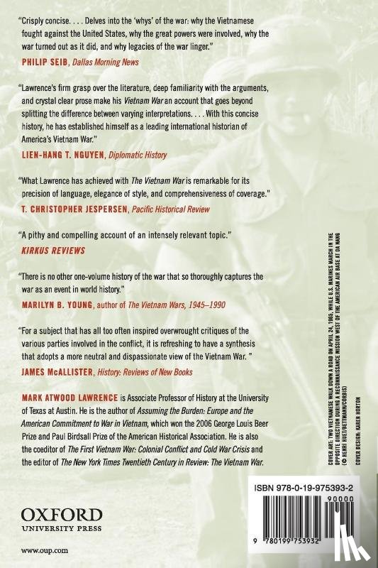 Lawrence, Mark Atwood (Associate Professor of History - The Vietnam War