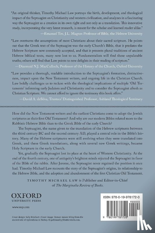Law, Timothy Michael (Alexander von Humboldt Fellow - When God Spoke Greek