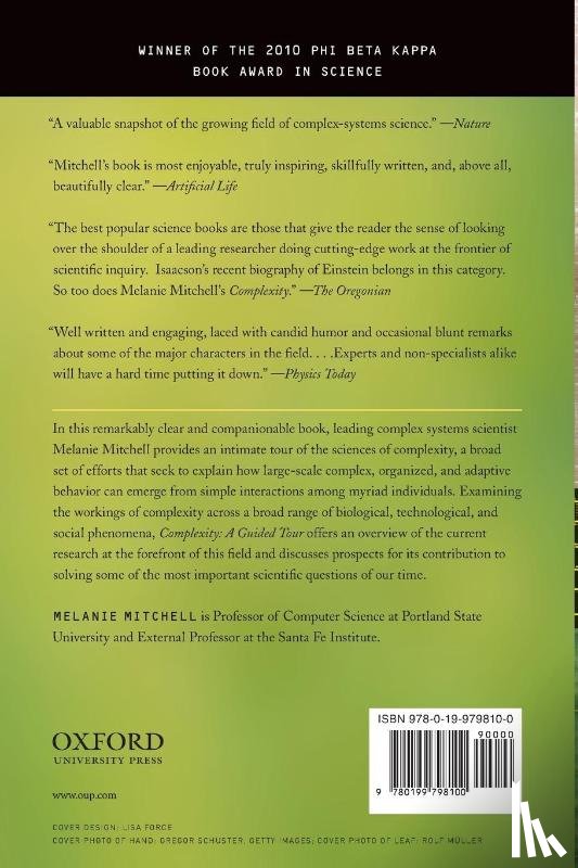 Mitchell, Melanie (Professor of Computer Science - Complexity