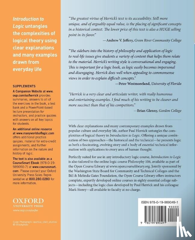 Herrick, Paul (Professor of Philosophy - Introduction to Logic