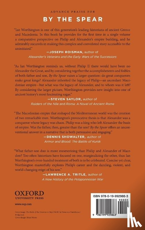 Worthington, Ian (Curators' Professor of History and Adjunct Professor of Classical Studies - By the Spear