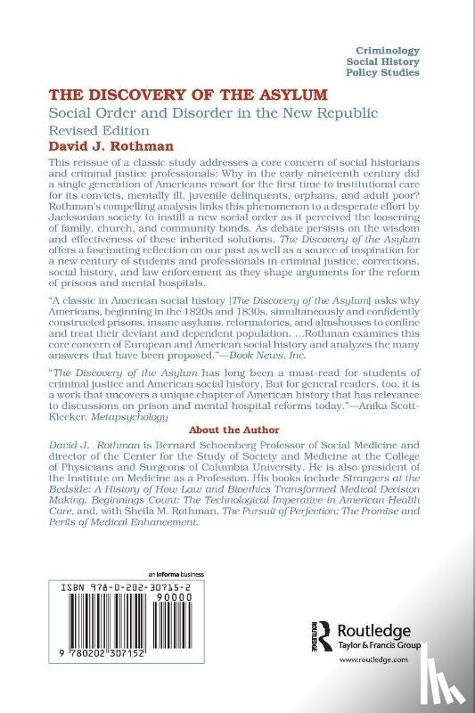 Rothman, David J - The Discovery of the Asylum