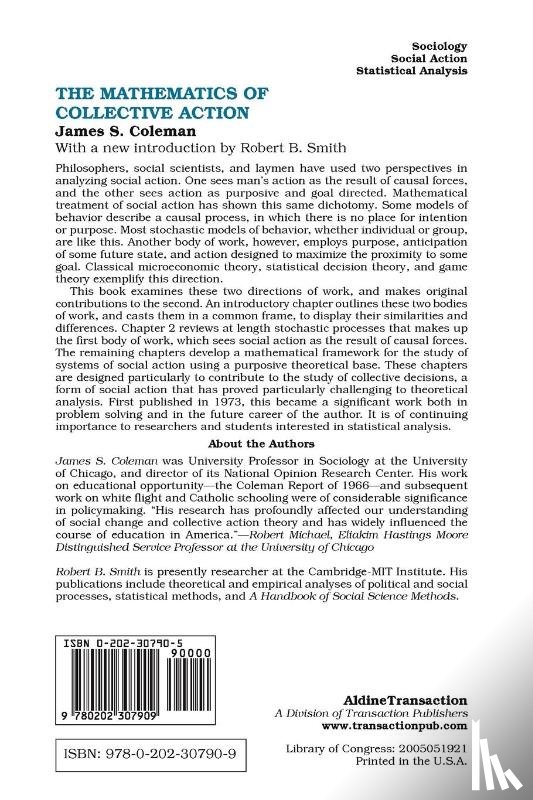 Coleman, James - The Mathematics of Collective Action