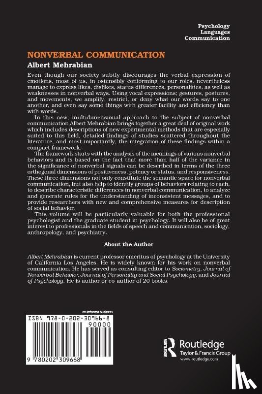 Mehrabian, Albert - Nonverbal Communication