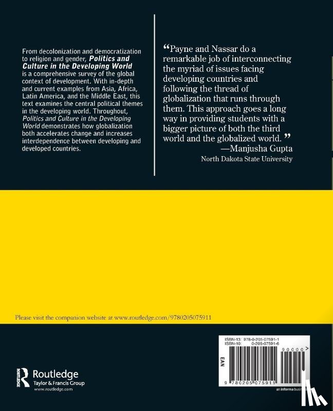 Payne, Richard J. (Illinois State University, Nassar, Jamal R. (California State University - Politics and Culture in the Developing World