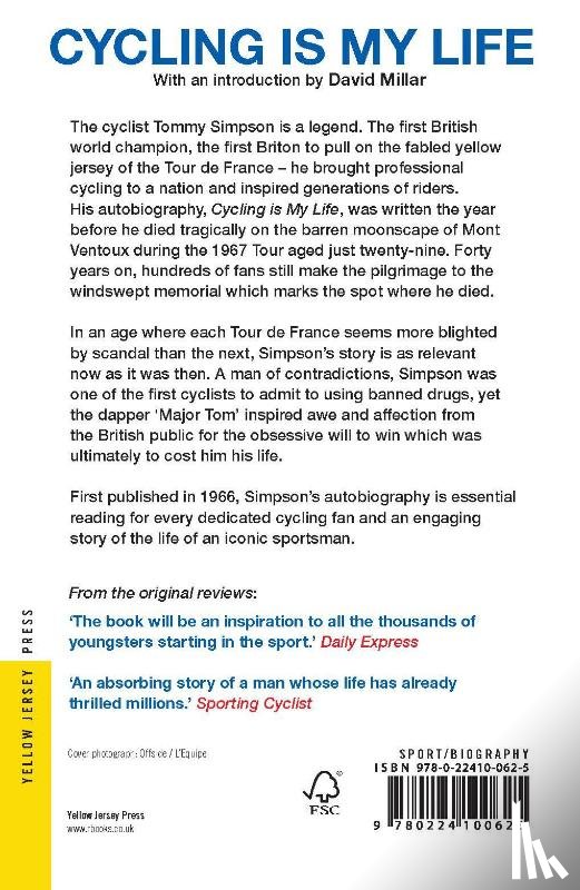 Simpson, Tommy - Cycling is My Life