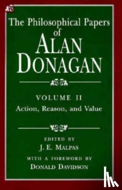 Donagan, Alan - The Philosophical Papers of Alan Donagan