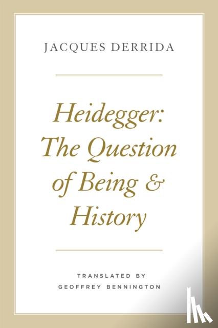 Derrida, Jacques - Heidegger