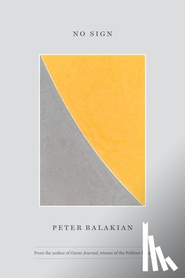 Balakian, Peter - No Sign