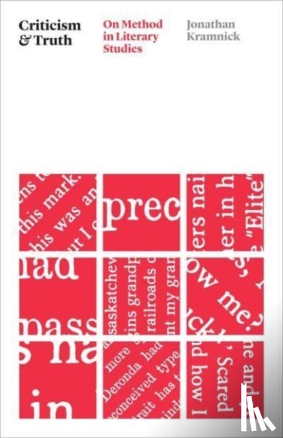 Kramnick, Professor Jonathan - Criticism and Truth