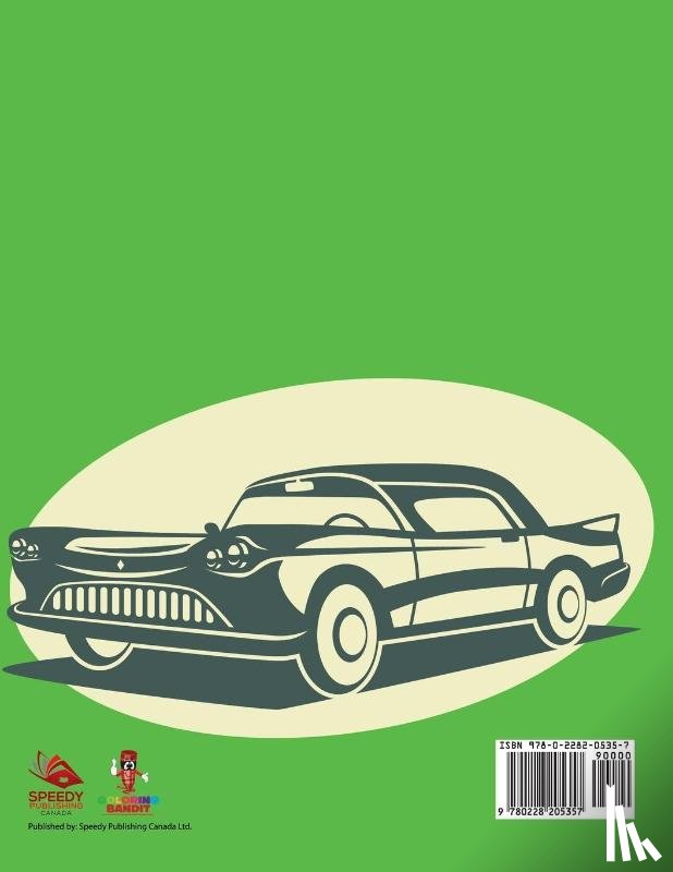 Coloring Bandit - Antique Cars to Color