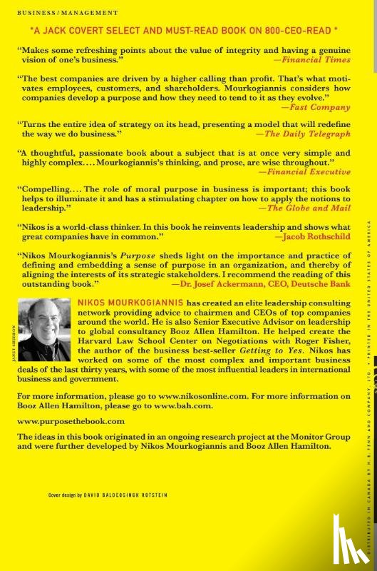 Mourkogiannis, Nikos - Purpose