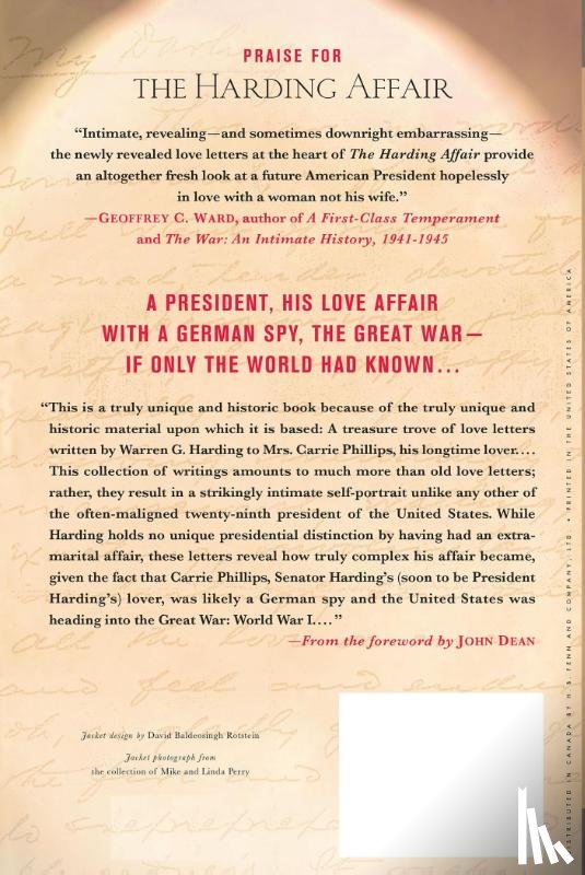 Robenalt, James David - The Harding Affair