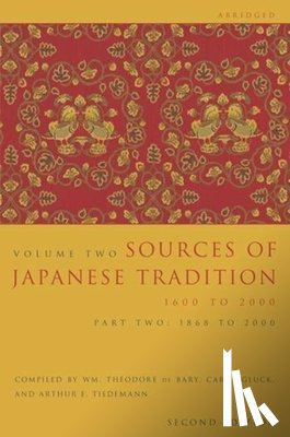  - Sources of Japanese Tradition, Abridged