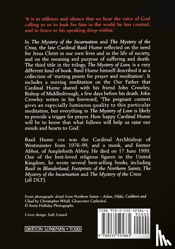 Hume, Basil - The Mystery of Love