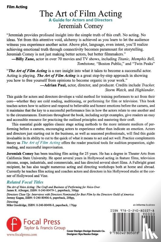 Comey, Jeremiah - The Art of Film Acting