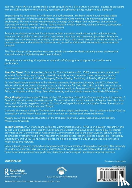 Van Tassel, Joan (PhD Associate Professor, Murphy, Mary (USC Annenberg School for Communication and Journalism, Schmitz, Joseph - The New News
