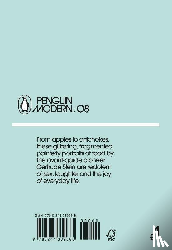 Stein, Gertrude - Food