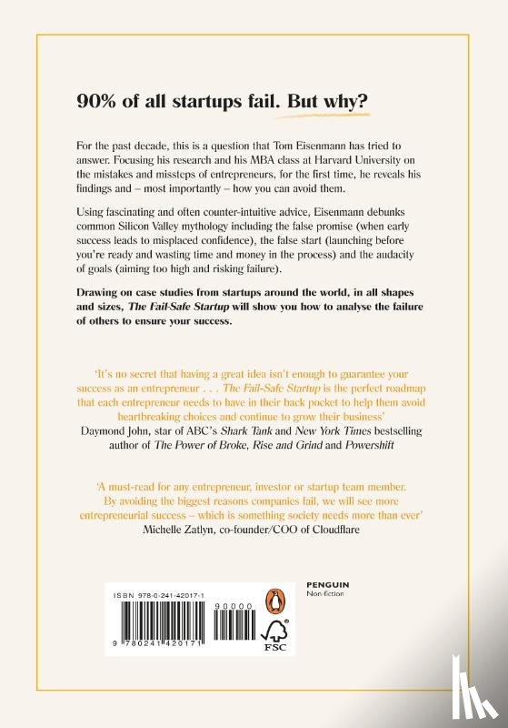 Eisenmann, Tom - The Fail-Safe Startup