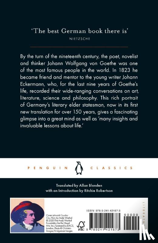 Eckermann, Johann Peter - Conversations with Goethe