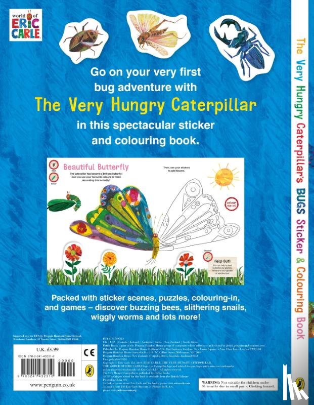 Carle, Eric - The Very Hungry Caterpillar's Bugs Sticker and Colouring Book