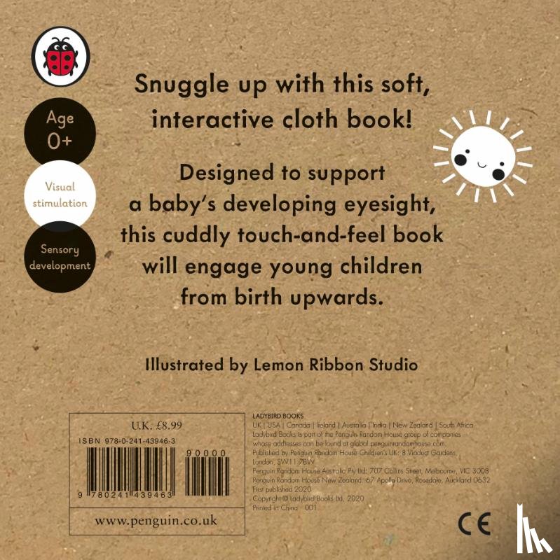Ladybird - Baby Touch: My First Book: a black-and-white cloth book