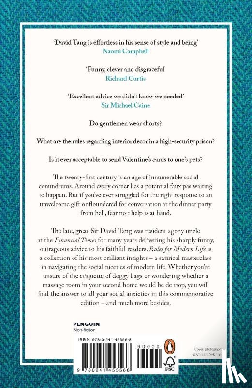 Tang, Sir David - Rules for Modern Life