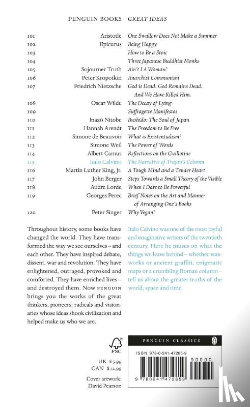 Calvino, Italo - The Narrative of Trajan's Column