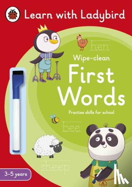 Ladybird - First Words: A Learn with Ladybird Wipe-Clean Activity Book 3-5 years