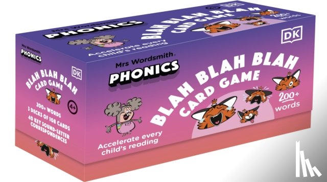 Mrs Wordsmith - Mrs Wordsmith Phonics Blah Blah Blah Card Game, Ages 4-7 (Early Years and Key Stage 1)