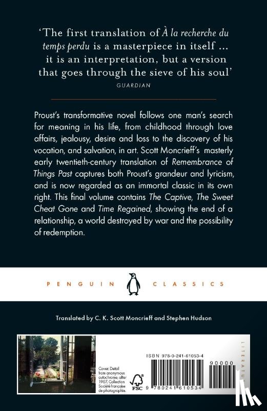 Proust, Marcel - Remembrance of Things Past: Volume 3