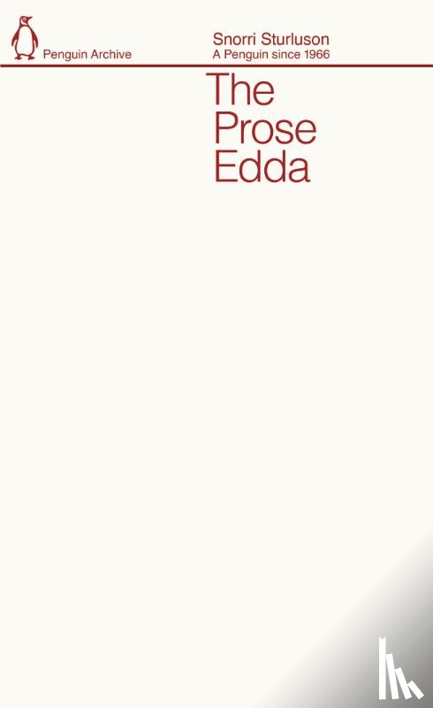 Sturluson, Snorri - The Prose Edda