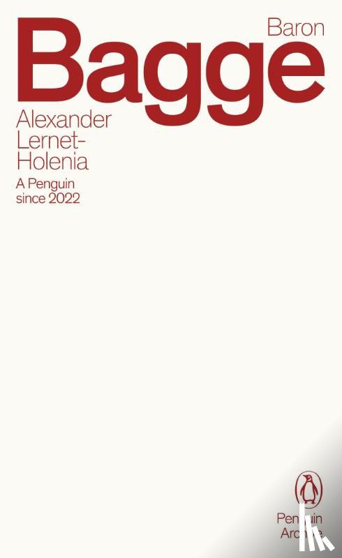 Lernet-Holenia, Alexander - Baron Bagge