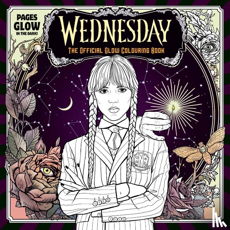 Wednesday - Wednesday: Official Glow Colouring Book