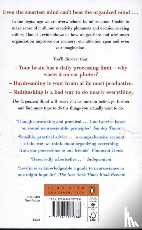 Levitin, Daniel - The Organized Mind