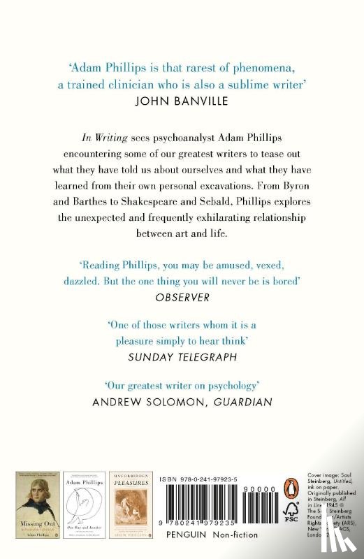 Phillips, Adam - In Writing