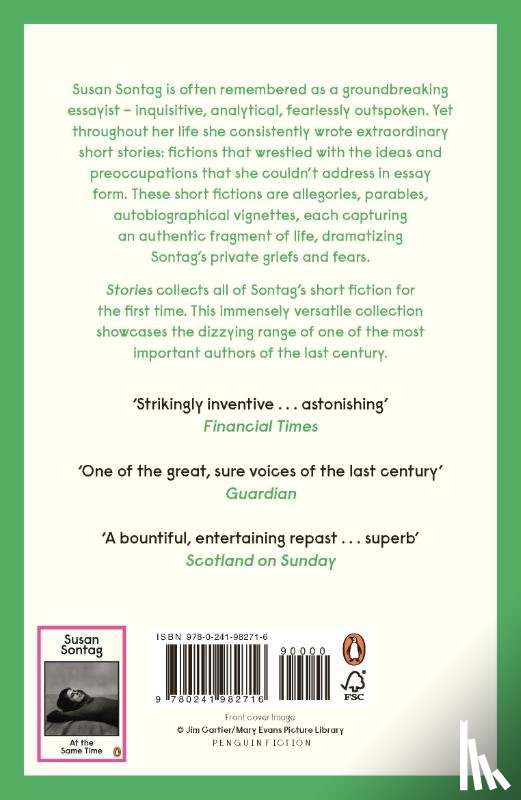 Sontag, Susan - Stories