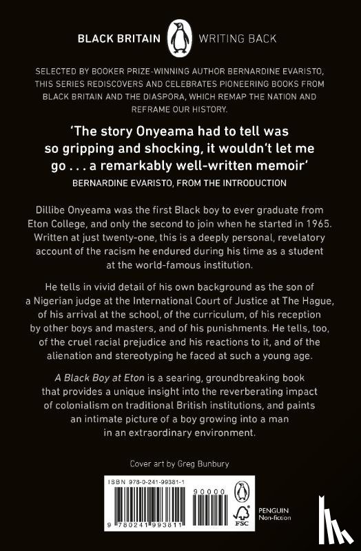 Onyeama, Dillibe - A Black Boy at Eton