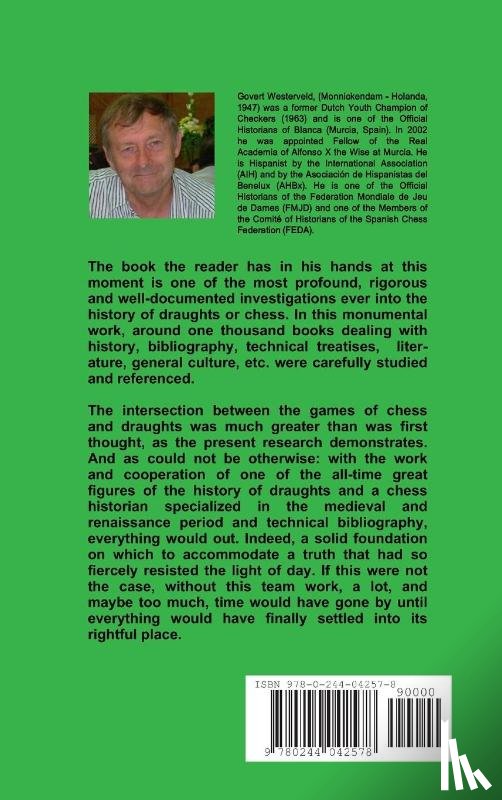 Westerveld, Govert - The Origin of the Checkers and Modern Chess Game. Volume II