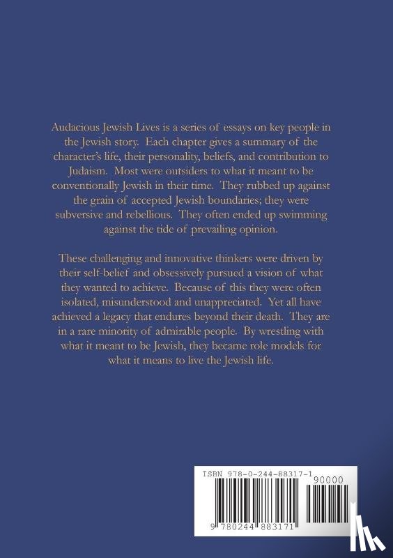 Bergwerk, Jonathan - Audacious Jewish Lives Volume 5
