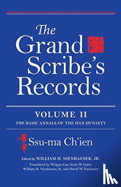 Nienhauser, William H. - The Grand Scribe's Records, Volume II