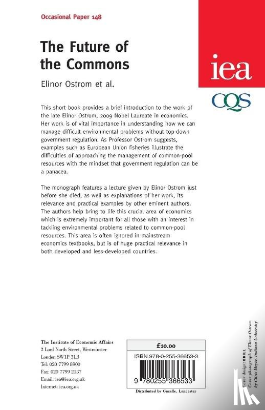 Ostrom, Elinor - The Future of the Commons