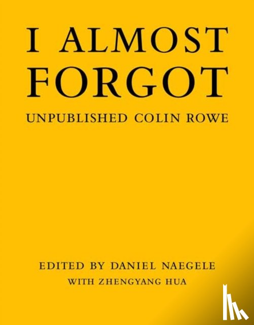 Naegele, Daniel, Hua, Zhengyang - I Almost Forgot