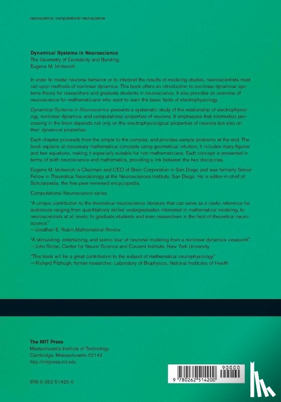 Izhikevich, Eugene M. (Chairman and CEO - Dynamical Systems in Neuroscience