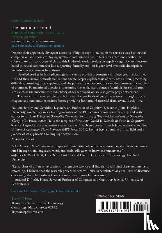 Smolensky, Paul (Johns Hopkins University), Legendre, Geraldine (Johns Hopkins University) - The Harmonic Mind