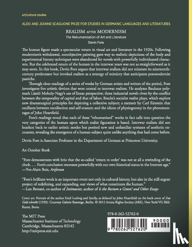 Fore, Devin (Associate Professor - Realism after Modernism