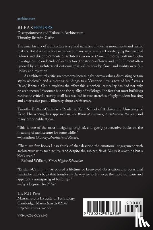 Brittain-Catlin, Timothy J. (Senior Lecturer and Director of Research - Bleak Houses